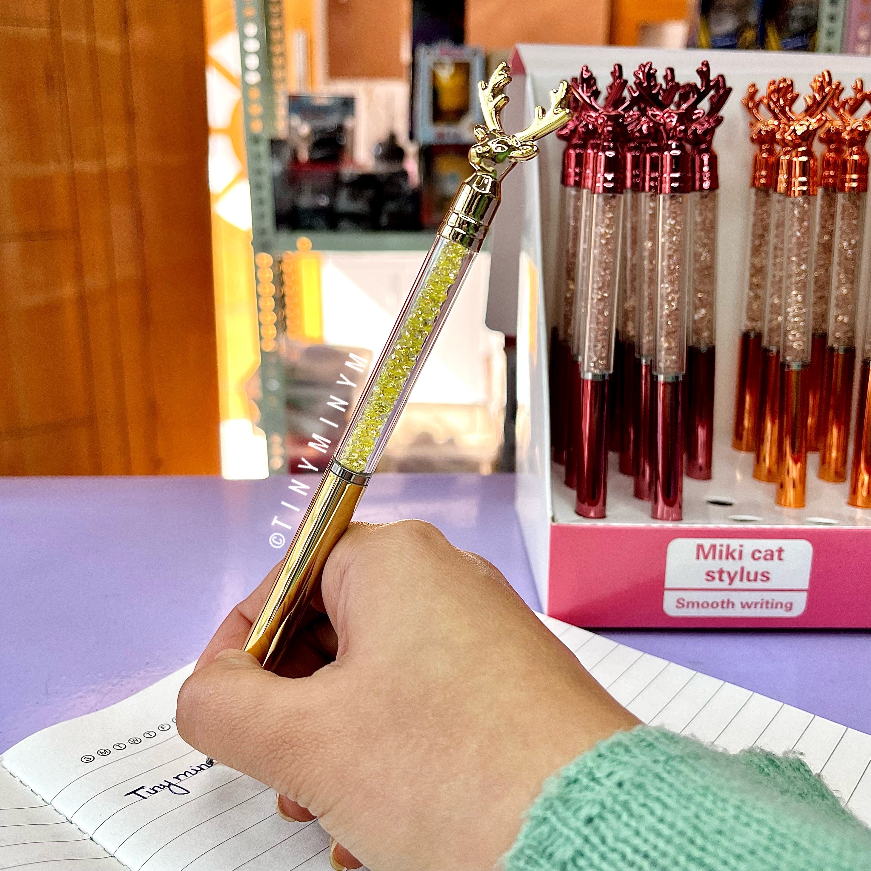 Reindeer Crystal Pen - Tinyminymo