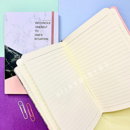 Marble Notebook (HARDCOVER) - TinyMinyMo