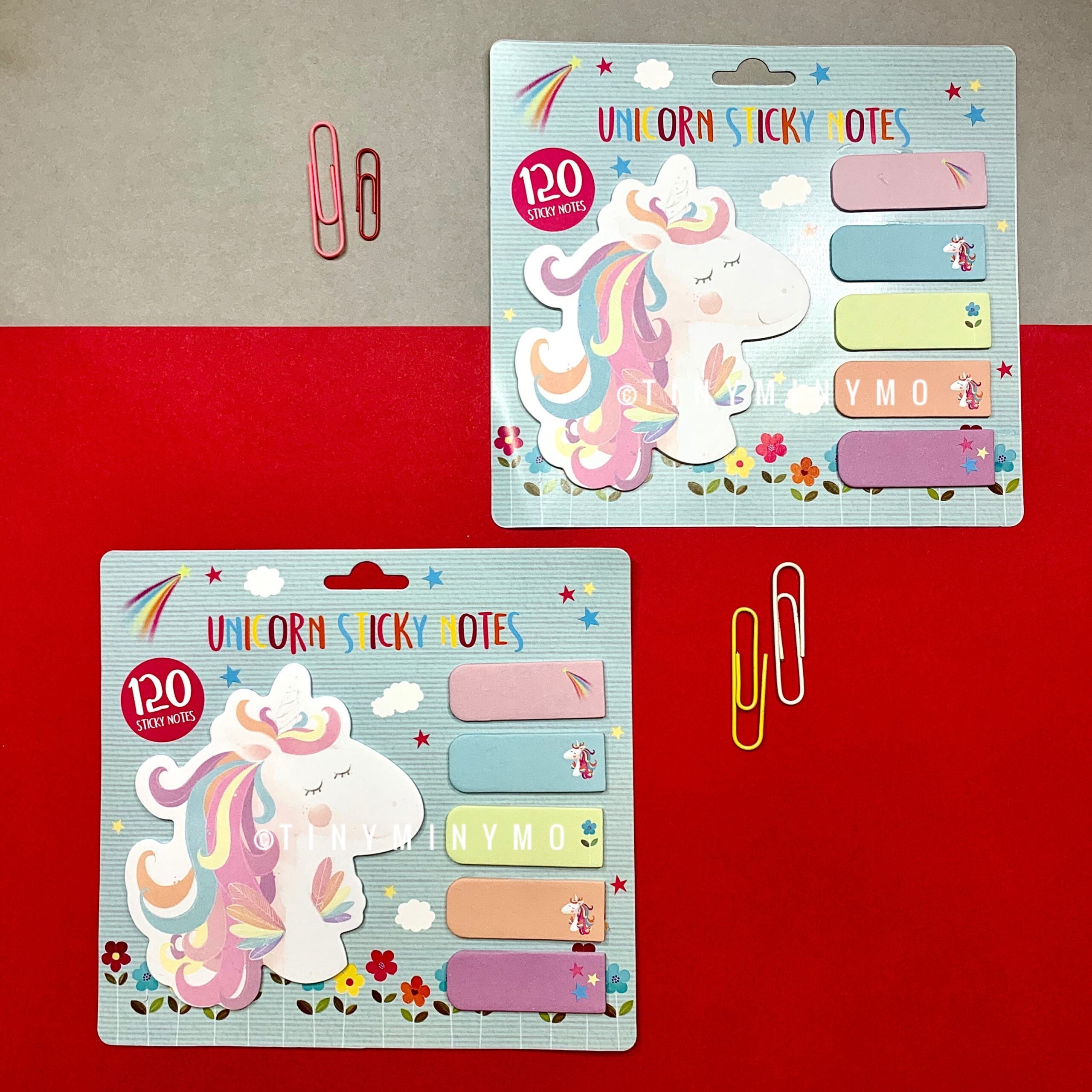 Unicorn Sticky Notes - TinyMinyMo
