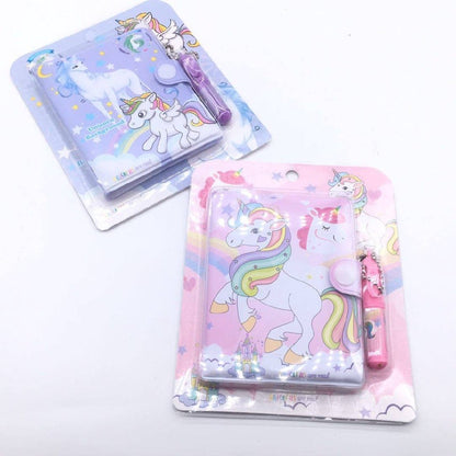 Mini Diary with Pen - Unicorn - TinyMinyMo
