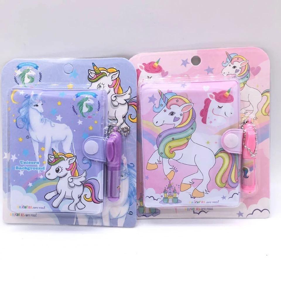 Mini Diary with Pen - Unicorn - TinyMinyMo