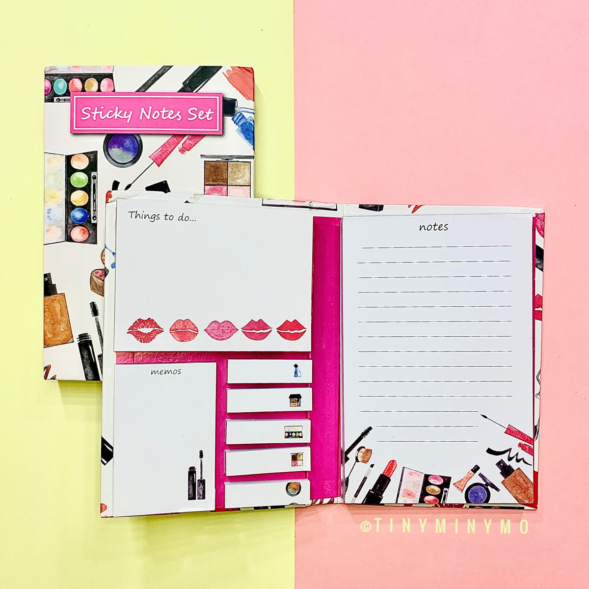 Post It Sticky Notebook - MakeUp - TinyMinyMo