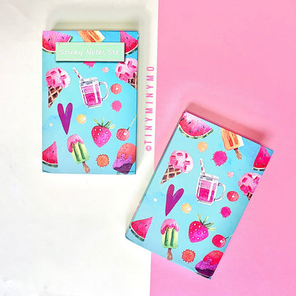 Post It Sticky Notebook - Ice cream - TinyMinyMo