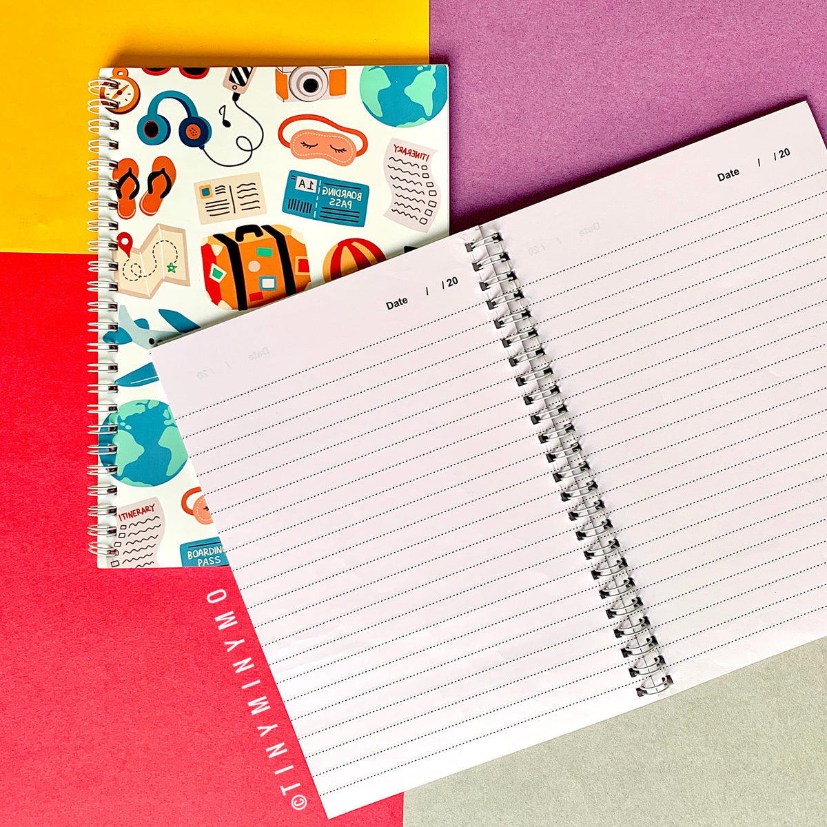 Doodle Cover Notebook - Travel - TinyMinyMo