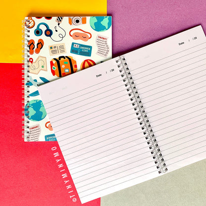 Doodle Cover Notebook - Travel - TinyMinyMo