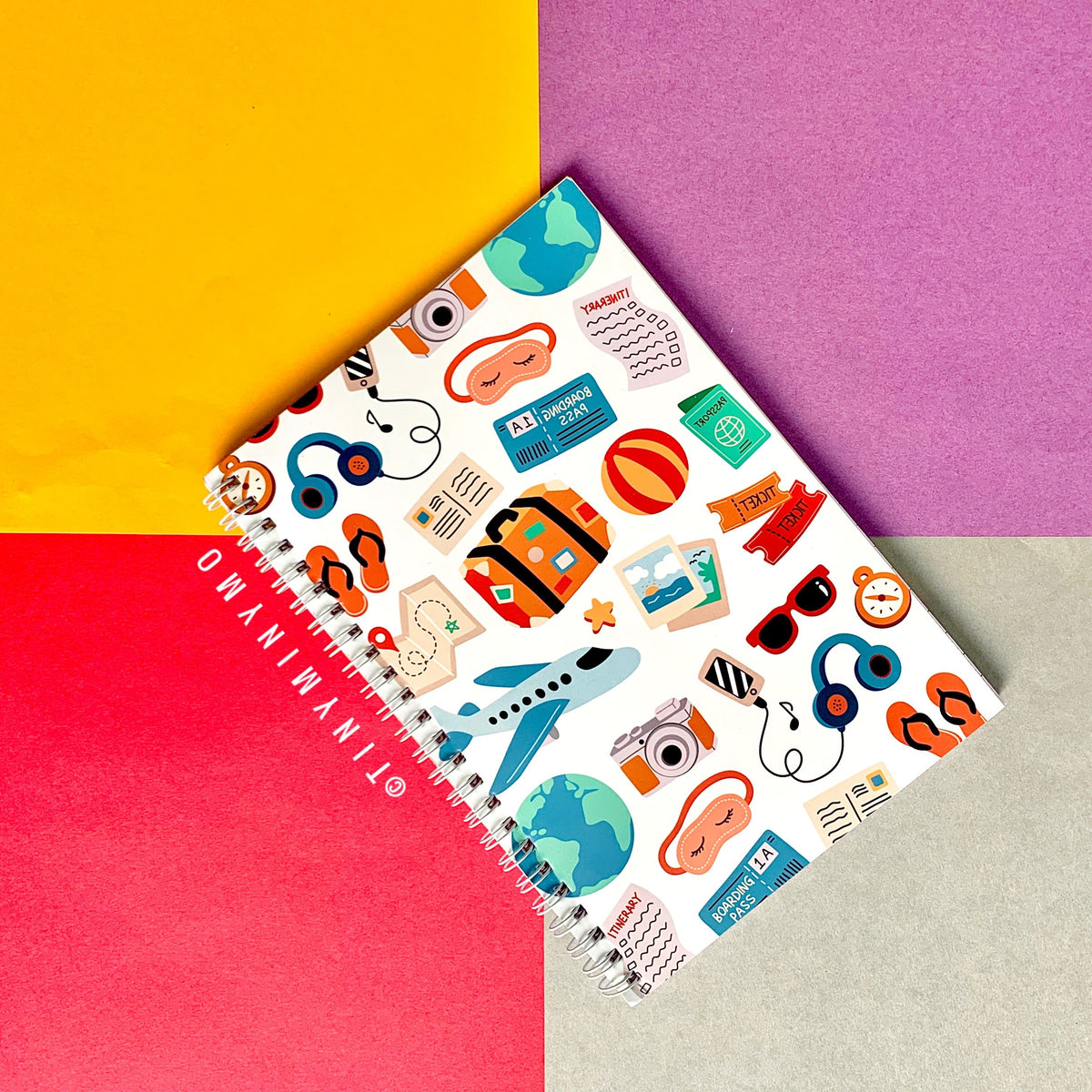 Doodle Cover Notebook - Travel - TinyMinyMo
