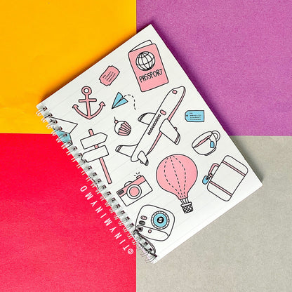 Doodle Cover Notebook - Travel - TinyMinyMo