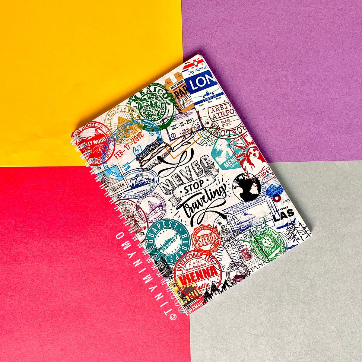 Doodle Cover Notebook - Travel - TinyMinyMo