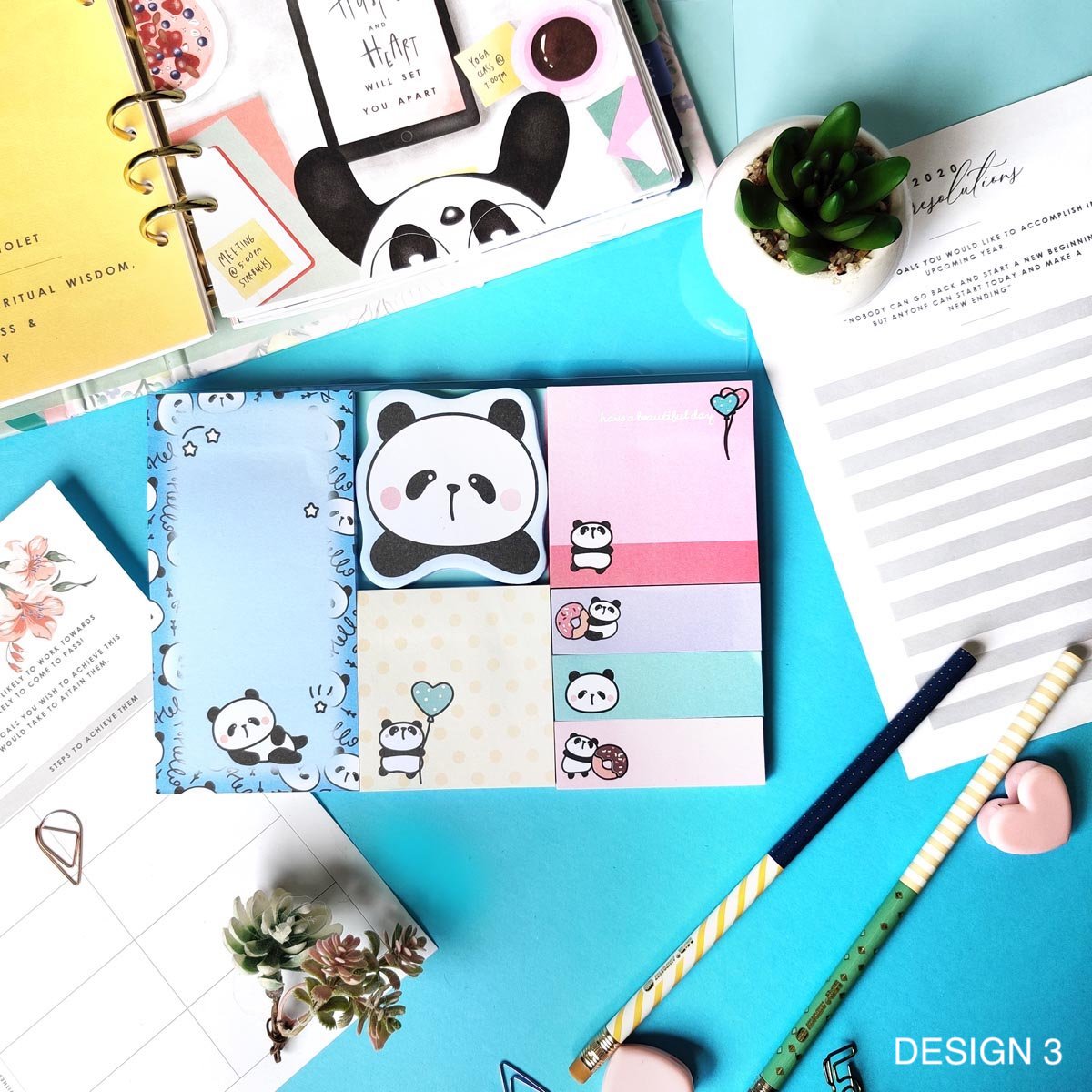 Panda Sticky Note Set - Tinyminymo