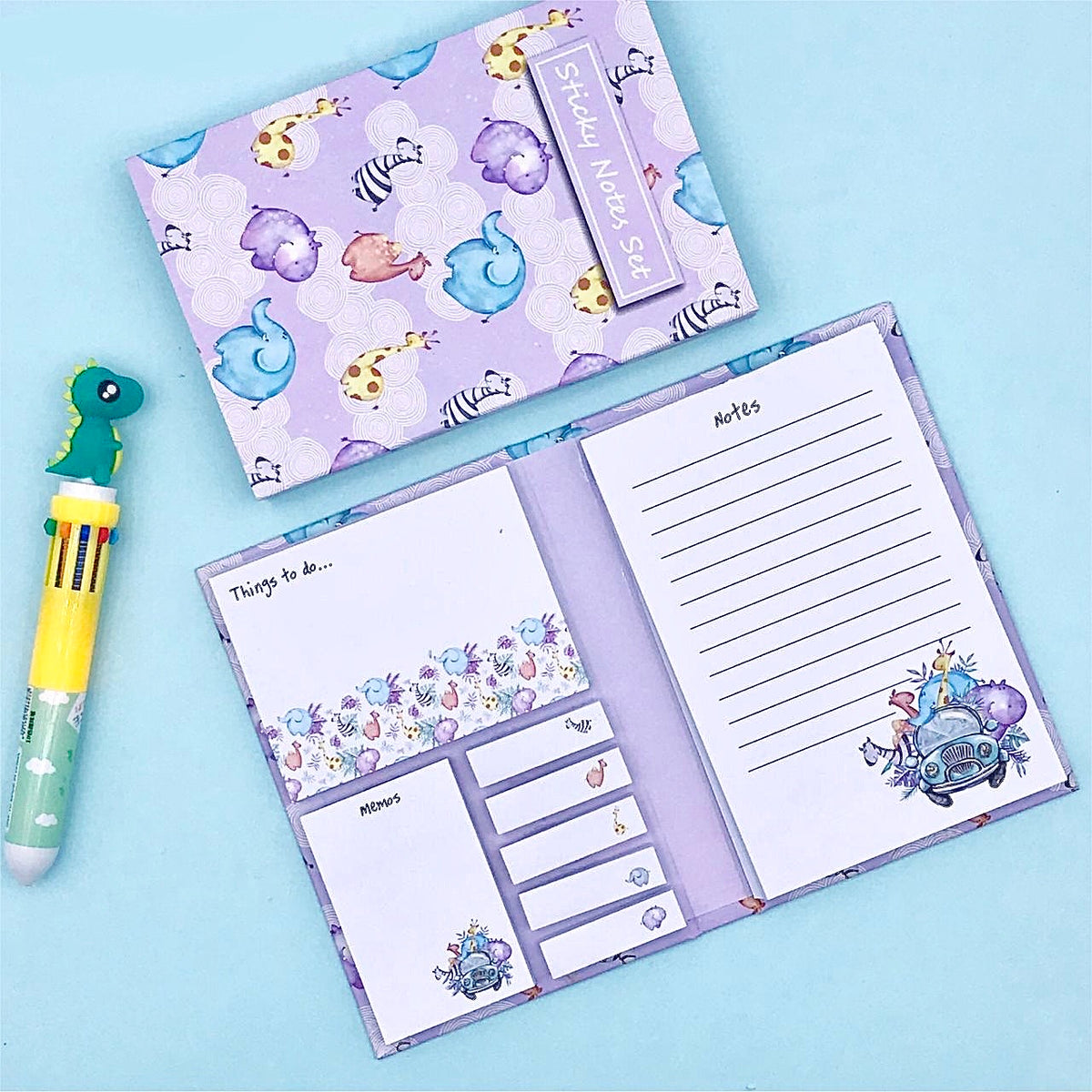 Post It Sticky Notebook - Baby Animals