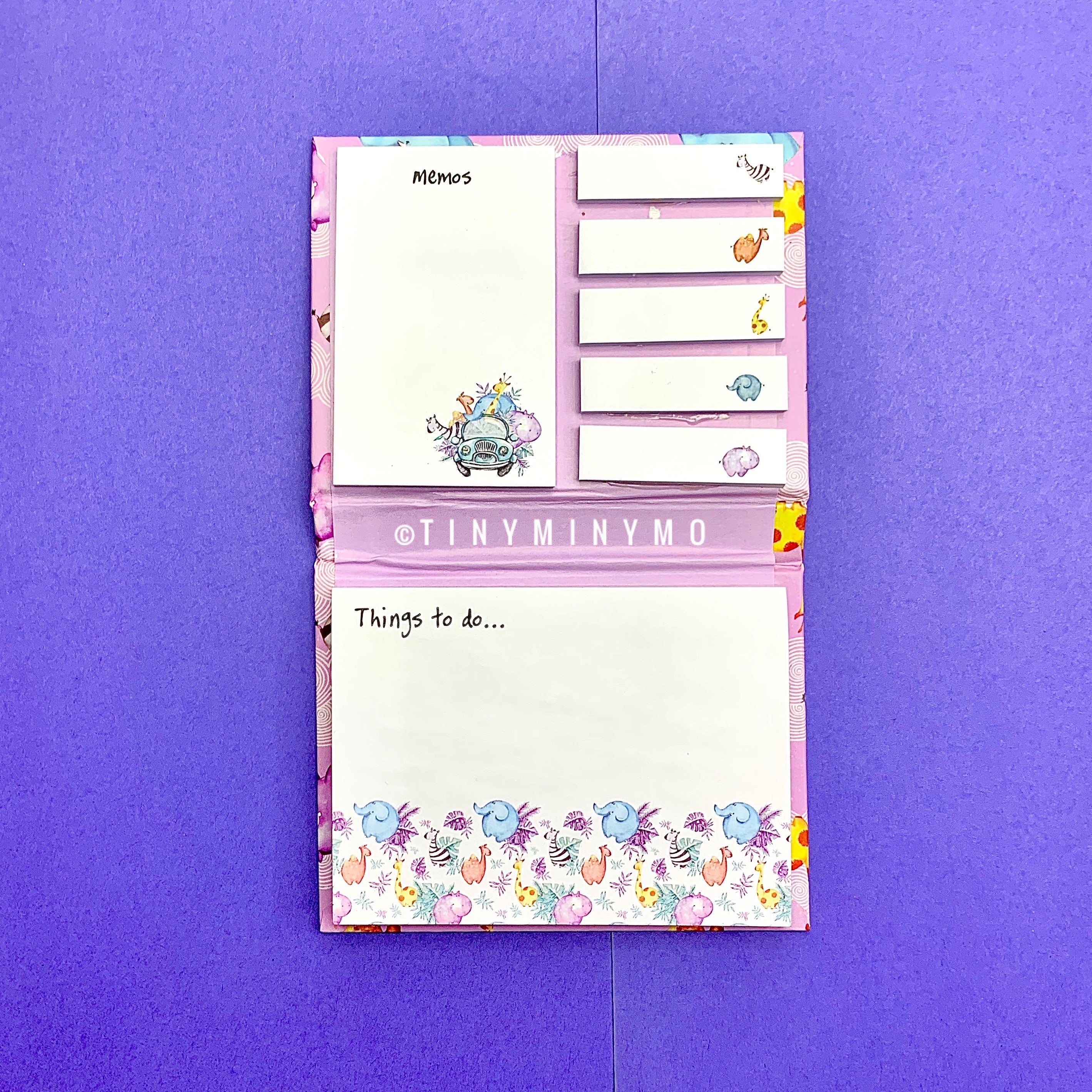 Post It Sticky Notebook - Baby Animals