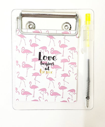 4 In 1 Flamingo Notepad