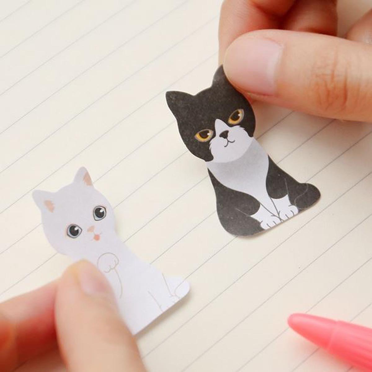 Cat Sticky Notes in a Box - Tinyminymo