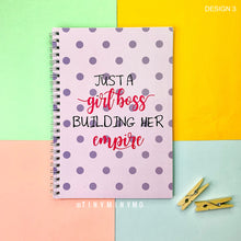 Load image into Gallery viewer, Girl Boss Spiral Notebook
