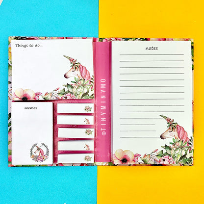 Post It Sticky Notebook - Mystical Unicorn