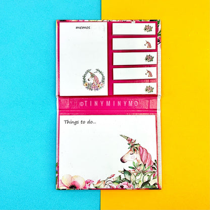Post It Sticky Notebook - Mystical Unicorn