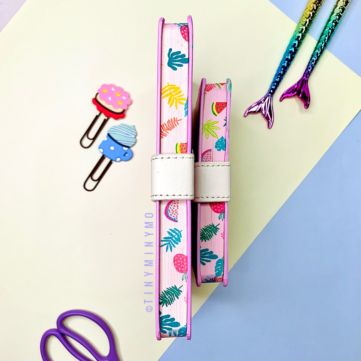 Magnetic Lock Diary - Flamingo