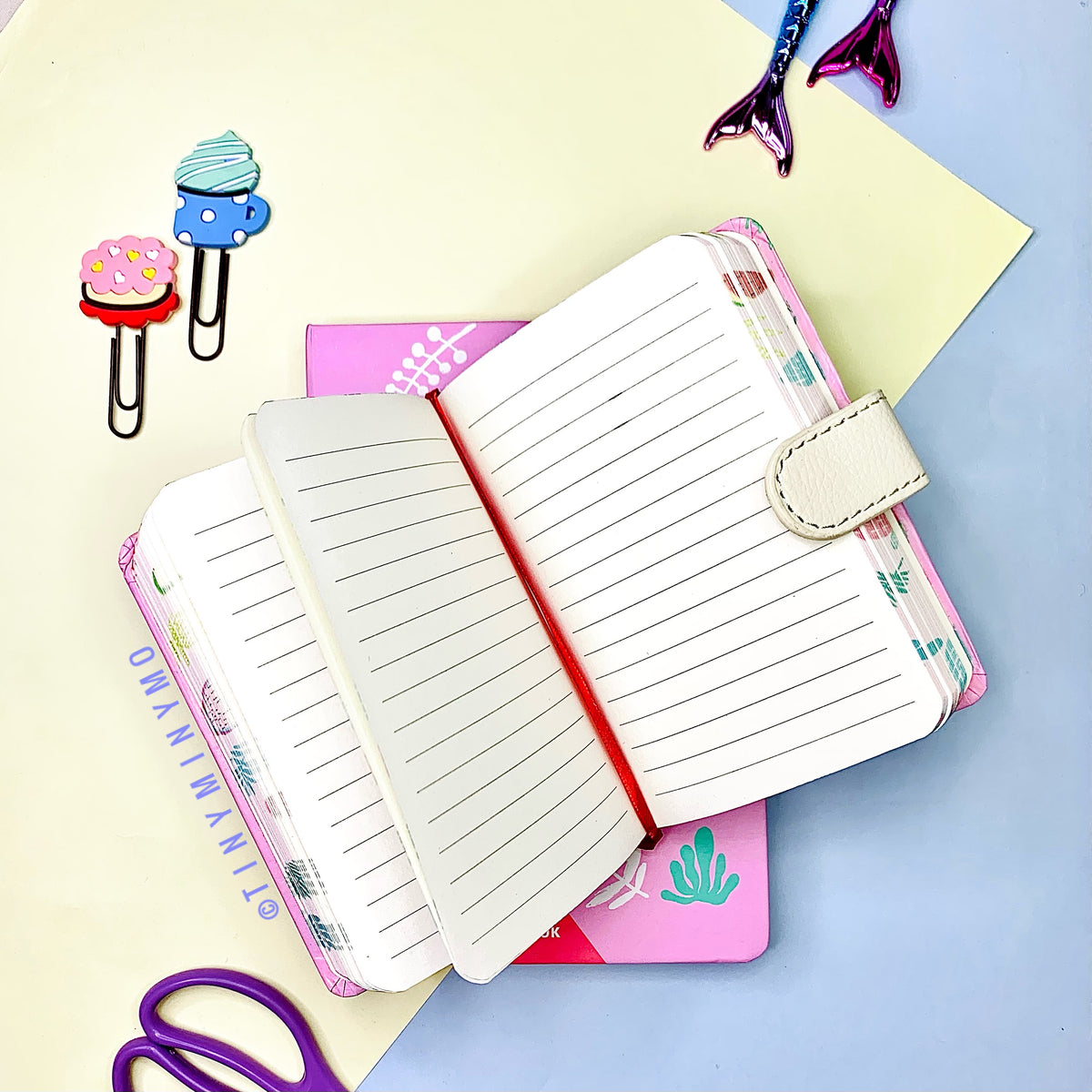 Magnetic Lock Diary - Flamingo