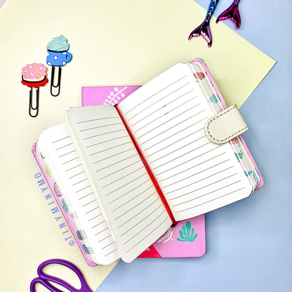 Magnetic Lock Diary - Flamingo