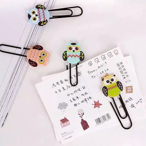 Owl Paperclips - Set of 4