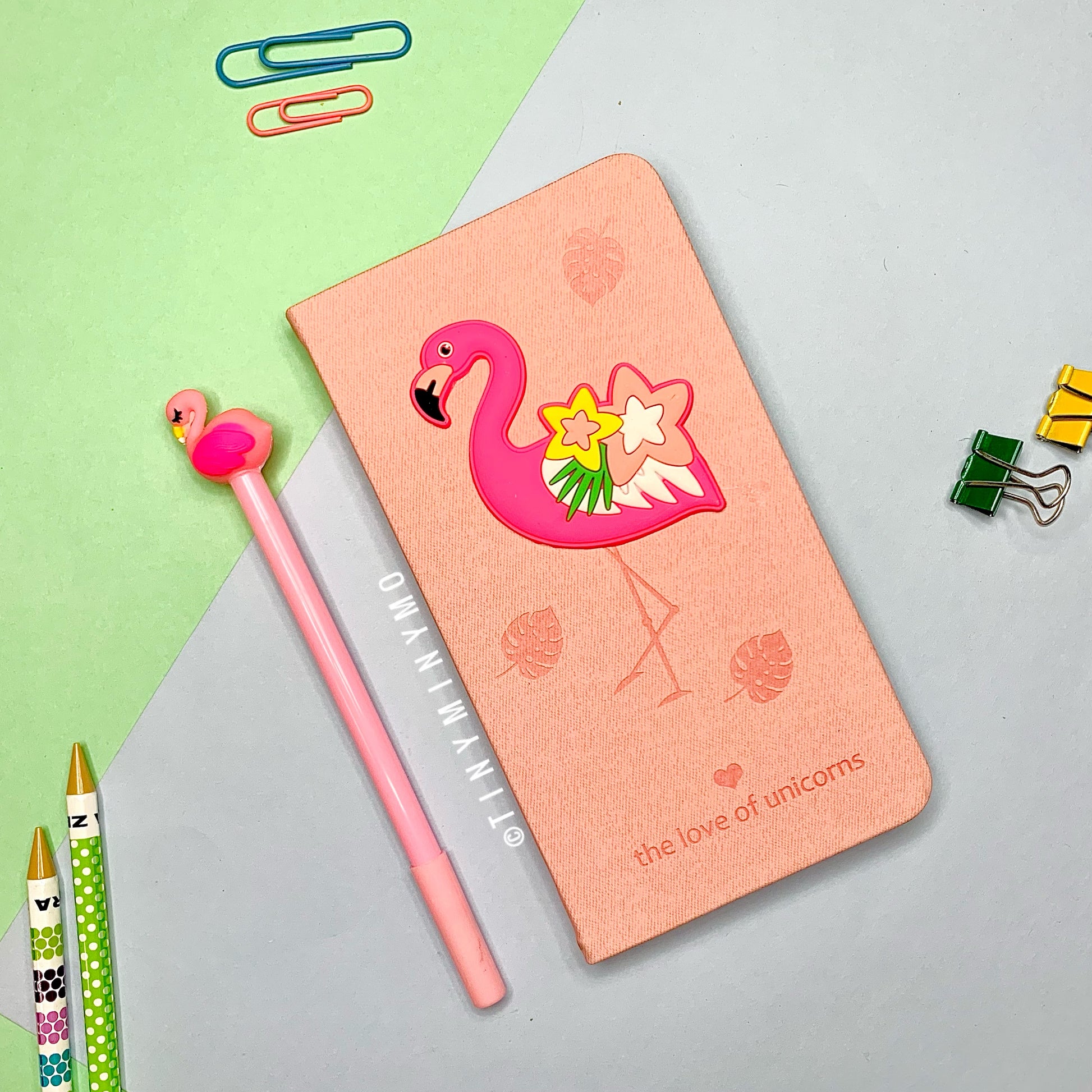 Flamingo Diary Gift Set - Tinyminymo