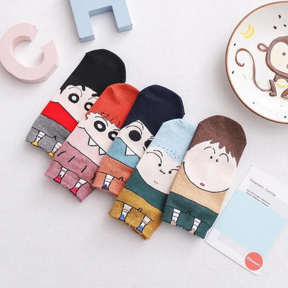 Shin-Chan and Friends Socks - Tinyminymo