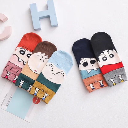 Shin-Chan and Friends Socks - Tinyminymo