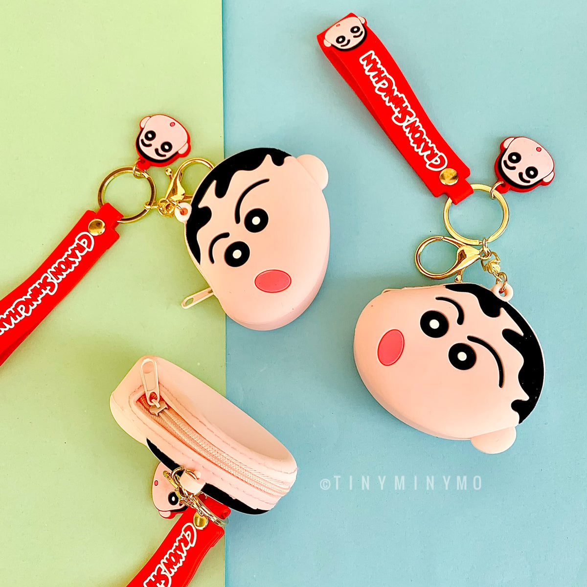 Shinchan Coin Pouch Keychain - Tinyminymo
