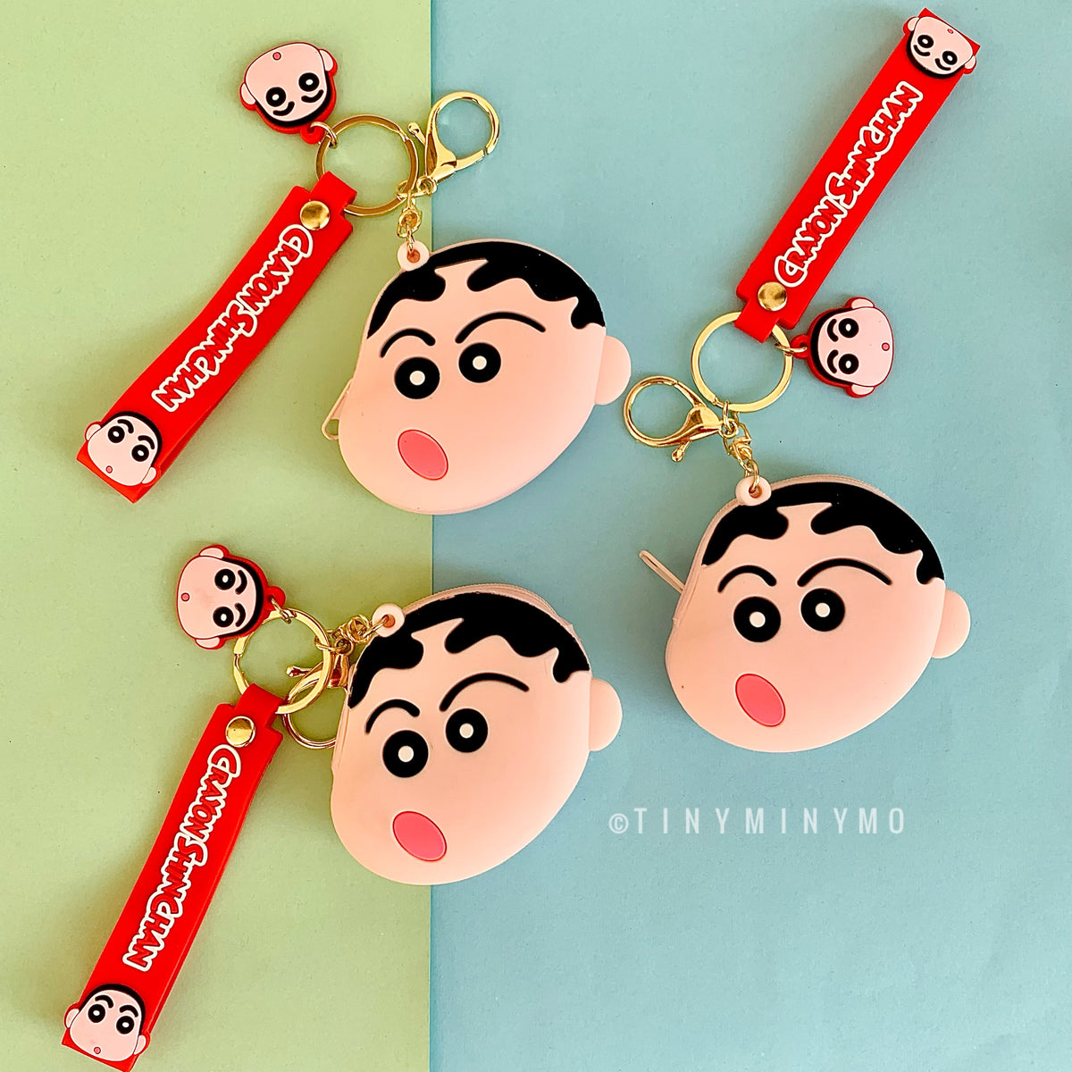 Shinchan Coin Pouch Keychain - Tinyminymo