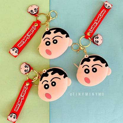 Shinchan Coin Pouch Keychain - Tinyminymo