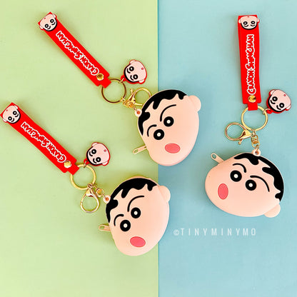 Shinchan Coin Pouch Keychain - Tinyminymo