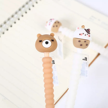 Silicone Cat and Bear Mechanical Pencil - Tinyminymo