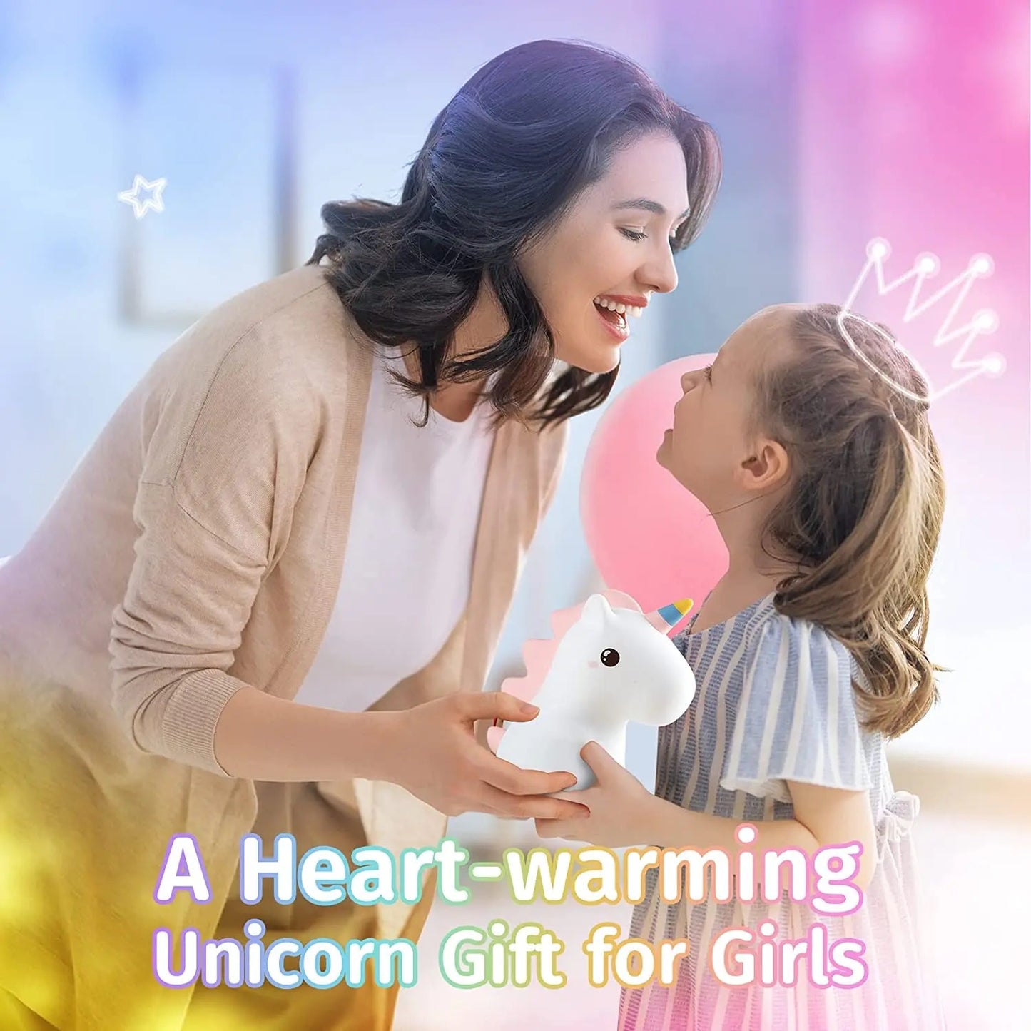 Silicone Unicorn Touch Lamp with Remote - Tinyminymo