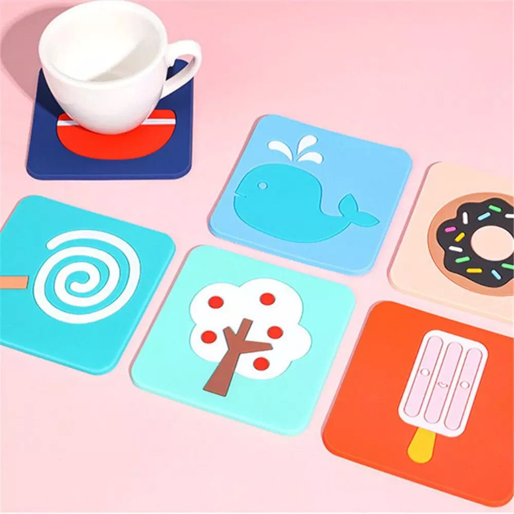 Cute Silicone Coaster - Tinyminymo