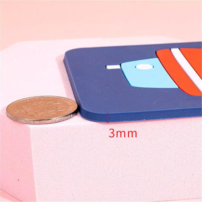 Cute Silicone Coaster - Tinyminymo