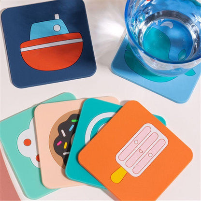 Cute Silicone Coaster - Tinyminymo