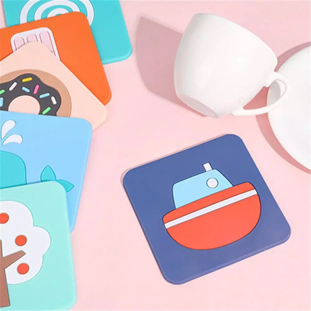 Cute Silicone Coaster - Tinyminymo