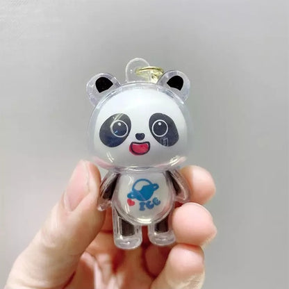 Snow Panda 3D Keychain - Tinyminymo