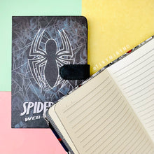 Load image into Gallery viewer, Spiderman Notebook with Snap Lock - Tinyminymo
