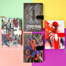 Load image into Gallery viewer, Spiderman Notebook with Snap Lock - Tinyminymo
