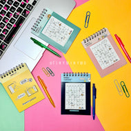 Weekly/ Monthly Spiral Notepad with Pen