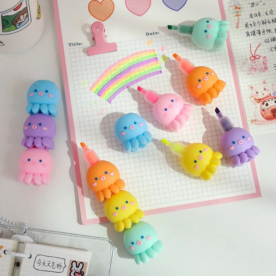 Stackable Octopus Highlighter - Set of 5 - Tinyminymo