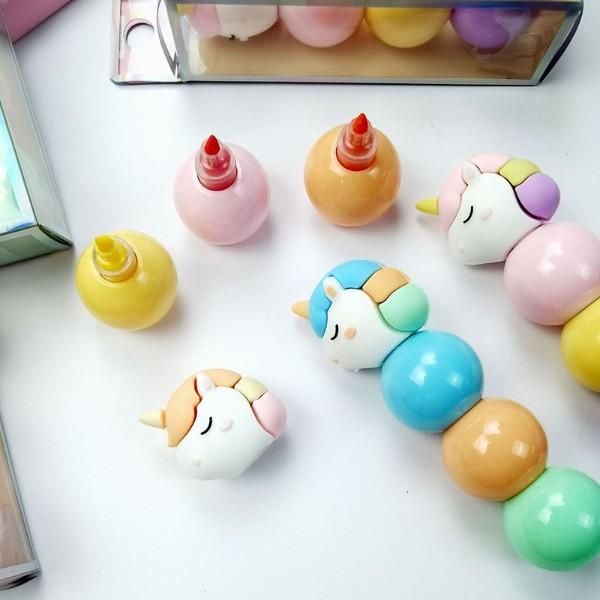 Stackable Unicorn Highlighters - Tinyminymo