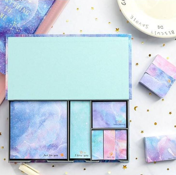 Sticky Notes Box - Galaxy - Tinyminymo