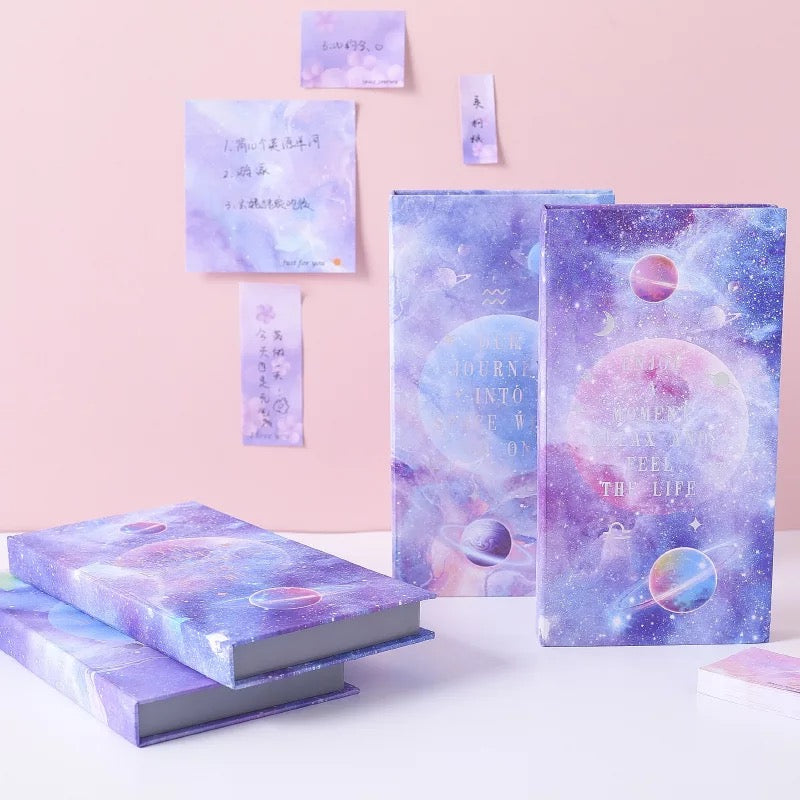 Sticky Notes Box - Galaxy - Tinyminymo