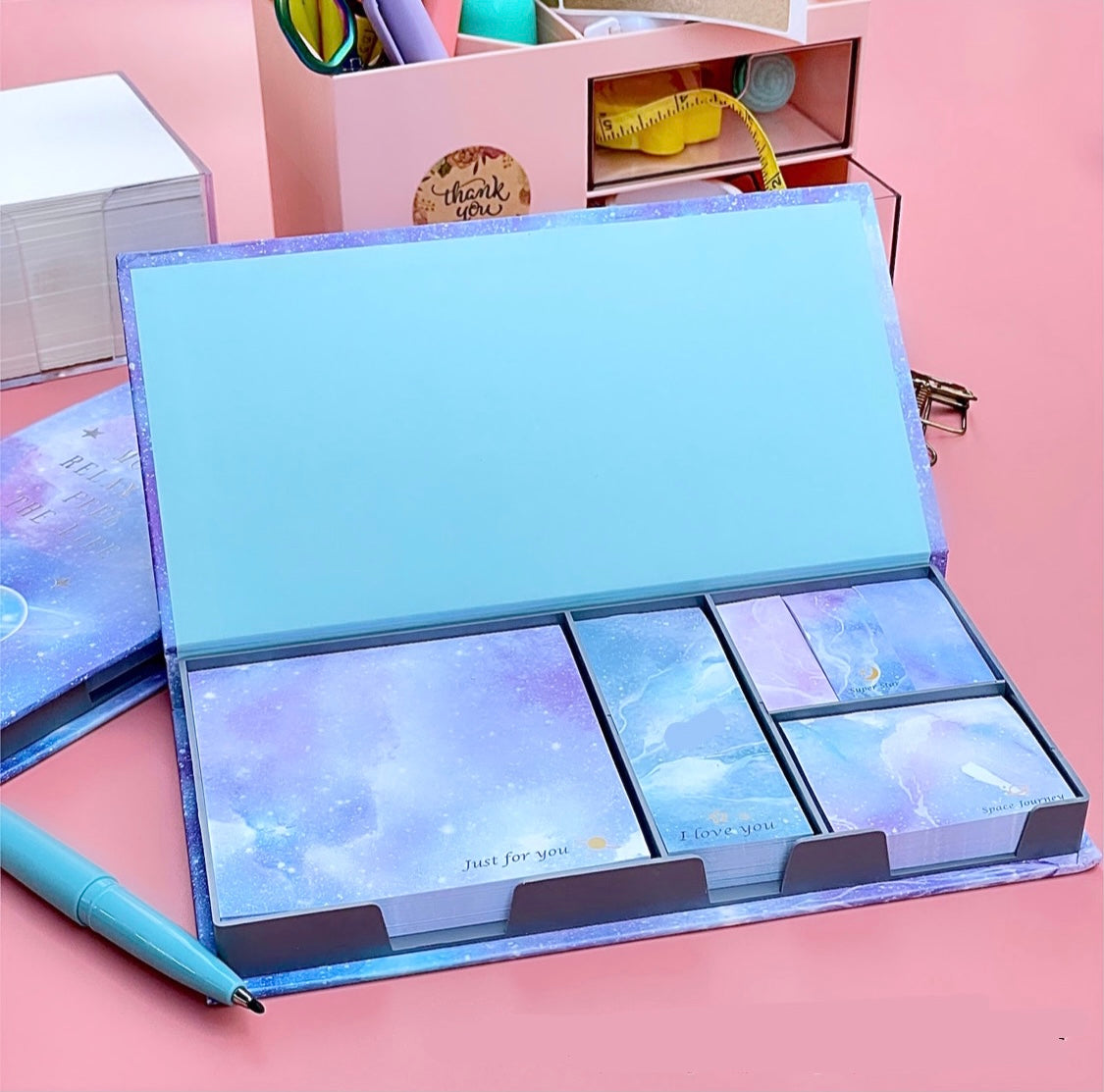 Sticky Notes Box - Galaxy - Tinyminymo