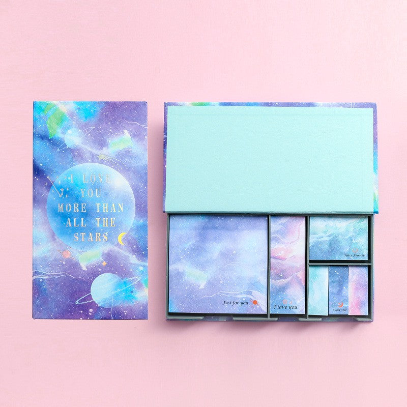 Sticky Notes Box - Galaxy - Tinyminymo