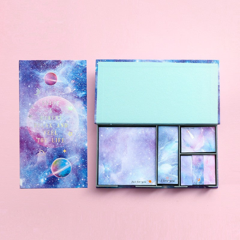 Sticky Notes Box - Galaxy - Tinyminymo
