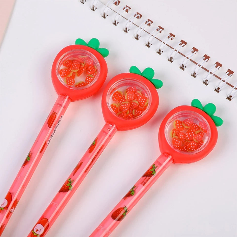 Strawberry Confetti Pen - Tinyminymo