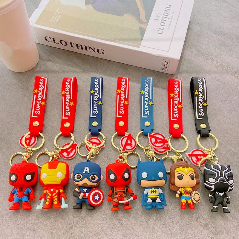 Superheroes 3D Keychain